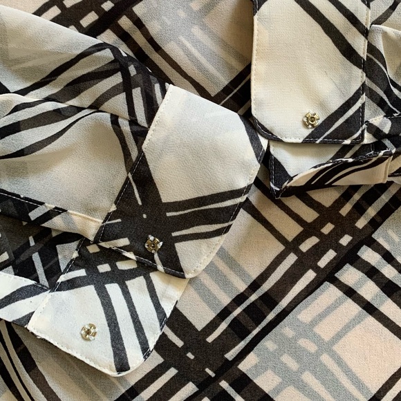 NWT! Banana Republic Sheer long Sleeve Blouse Size XS - Picture 9 of 11